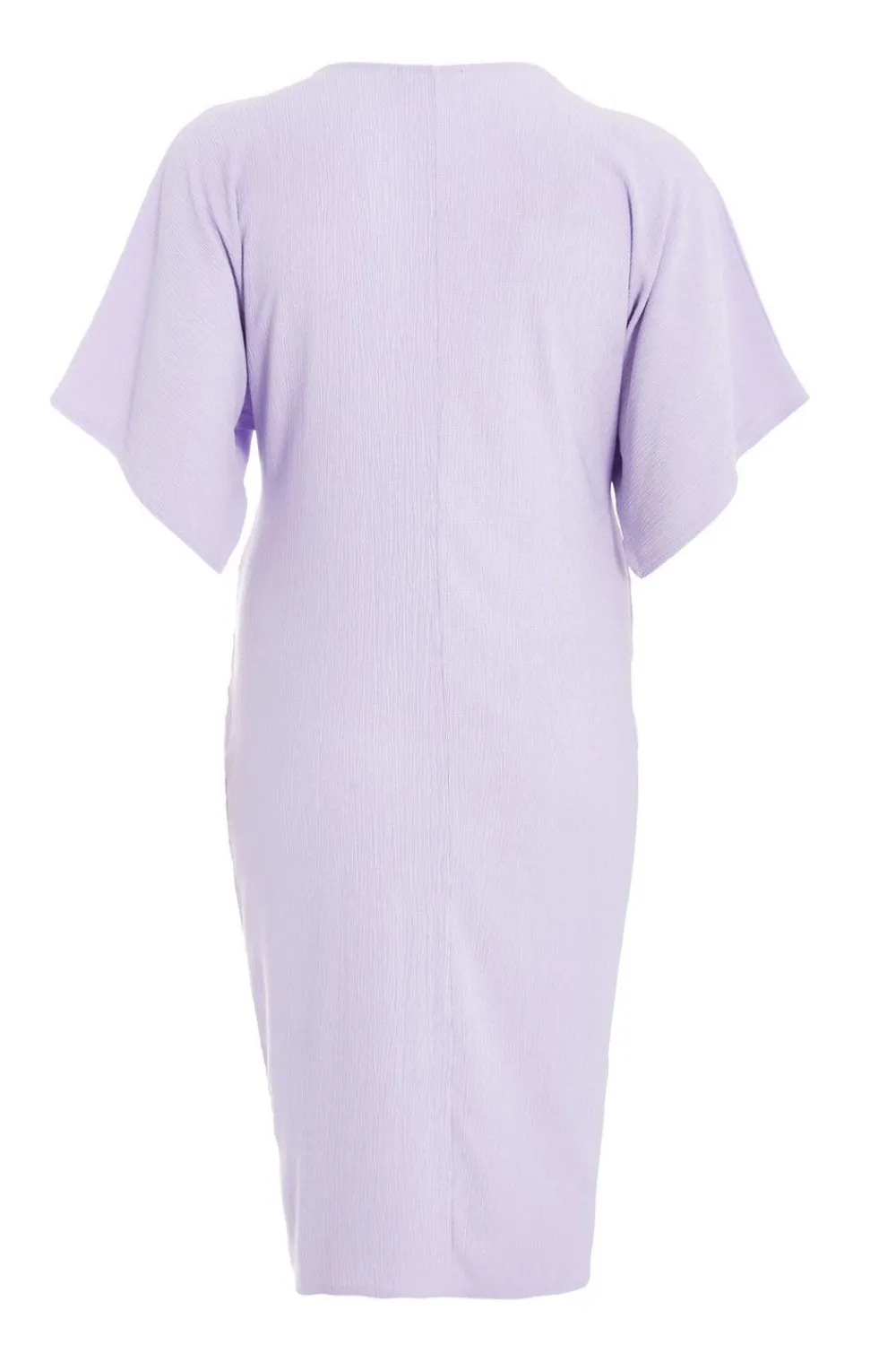 Quiz Casual Clothing|Midi Dresses>Curve Lilac Knot Front Midi Dress