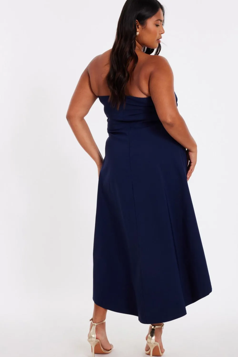 Quiz Day At The Races|Christening Guest>Curve Bandeau Midi Dress