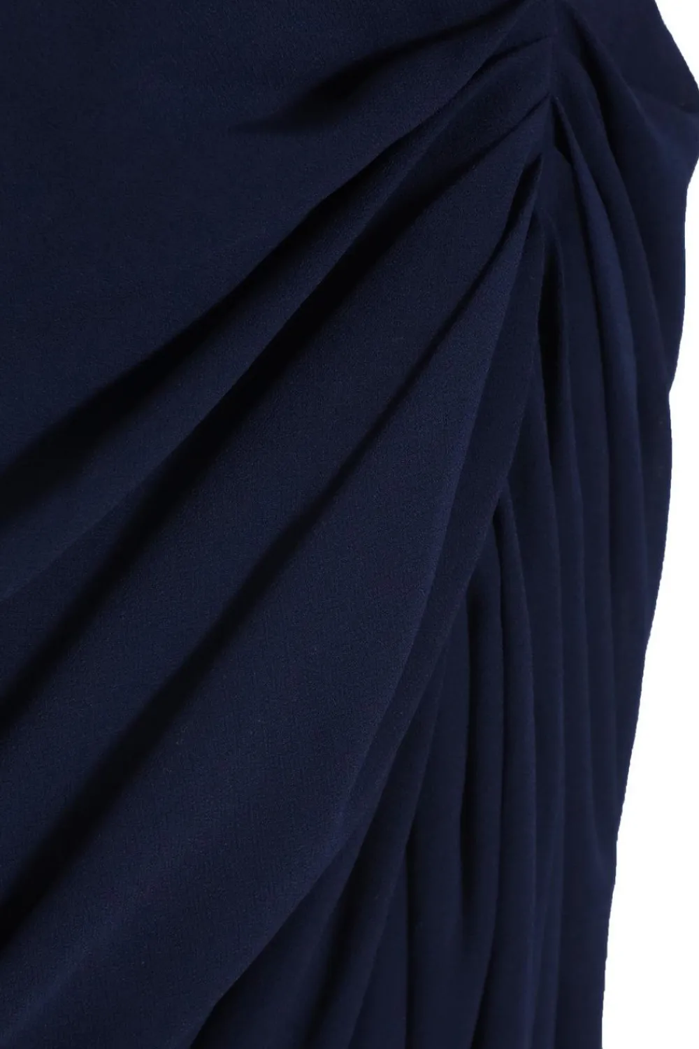 Quiz Navy Dresses|Blue Dresses>Curve Navy Chiffon Bardot Midi Dress