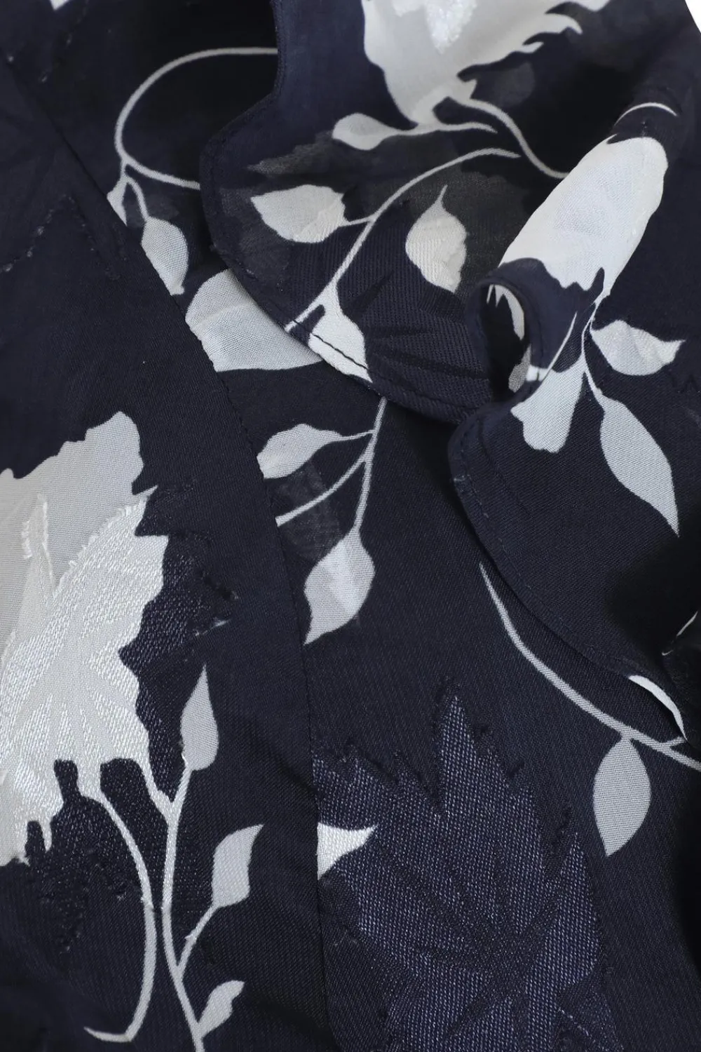 Quiz Summer Tops|Shirts & Blouses>Curve Navy Floral Wrap Frill Peplum Top