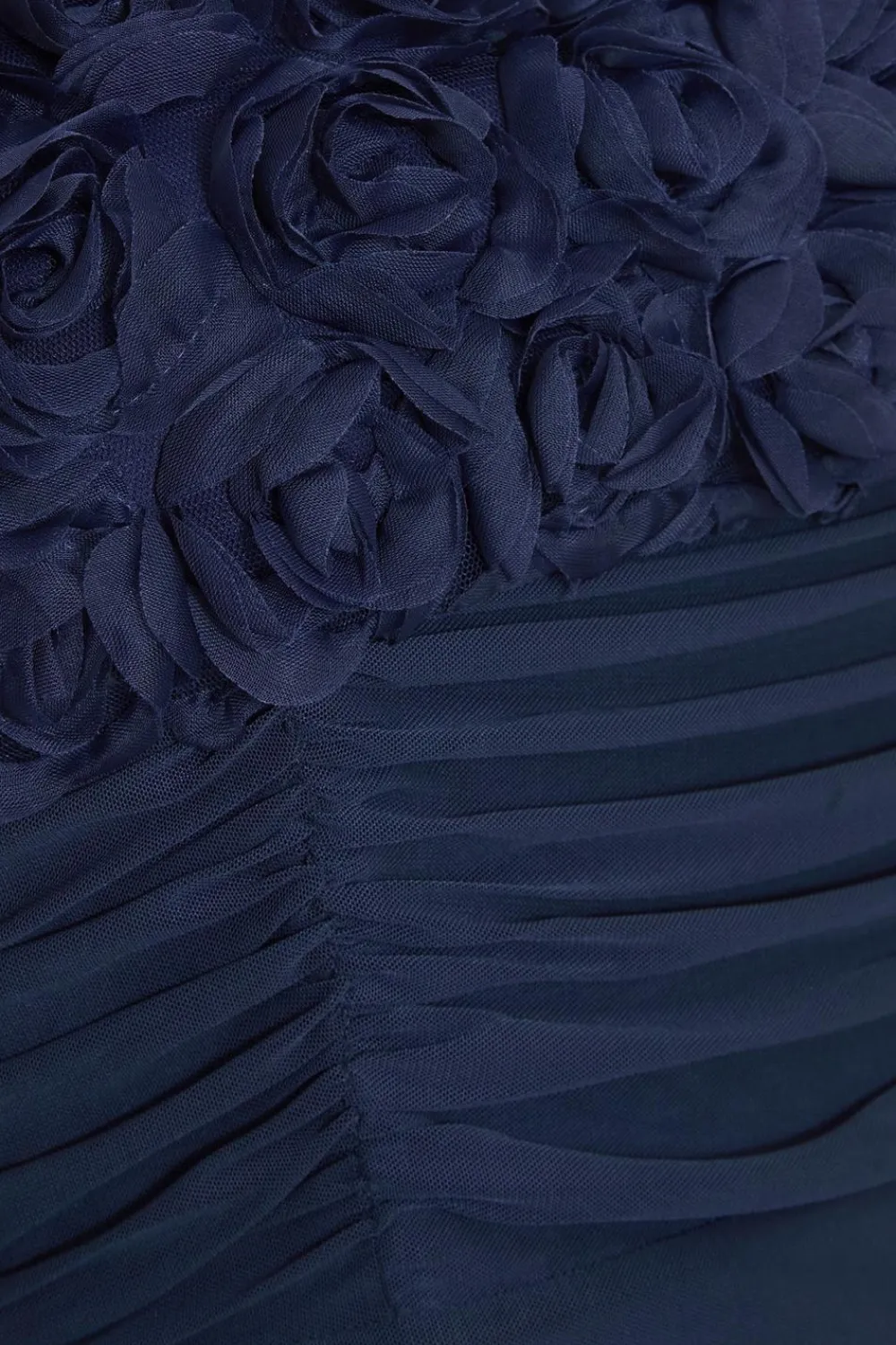 Quiz Day At The Races|Dresses>Curve Navy Mesh Bardot Midaxi Dress