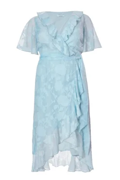 Quiz Day At The Races|Christening Guest>Curve Jacquard Frill Midaxi Dress