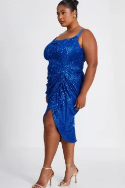 Quiz Wrap Dresses|Royal Blue Dresses><noscript><img width=