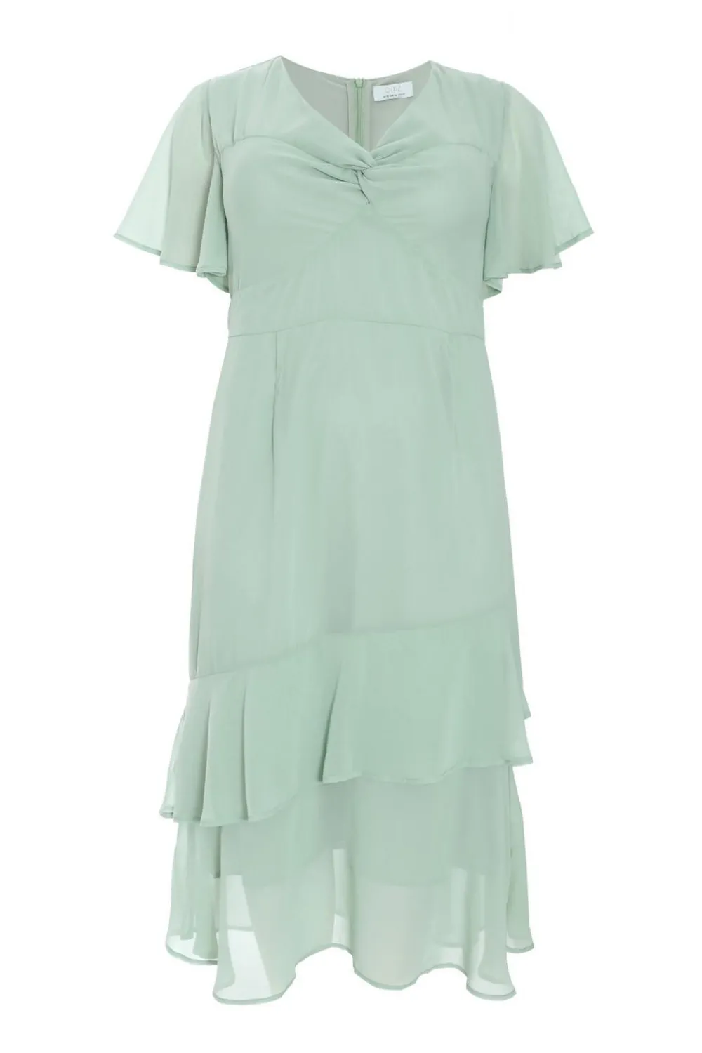 Quiz Wedding Guest Dresses|Midi Dresses>Curve Chiffon Midaxi Dress