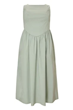 Quiz Day At The Races|Christening Guest>Curve Sage Drop Waist Midaxi Dress
