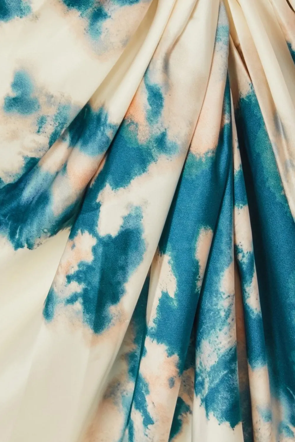 Quiz Evening Dresses|Day At The Races>Curve Teal Marble Print Midi Dress