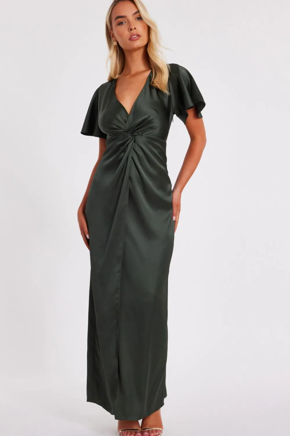 Quiz Evening Dresses|Christening Guest>Satin Midaxi Dress