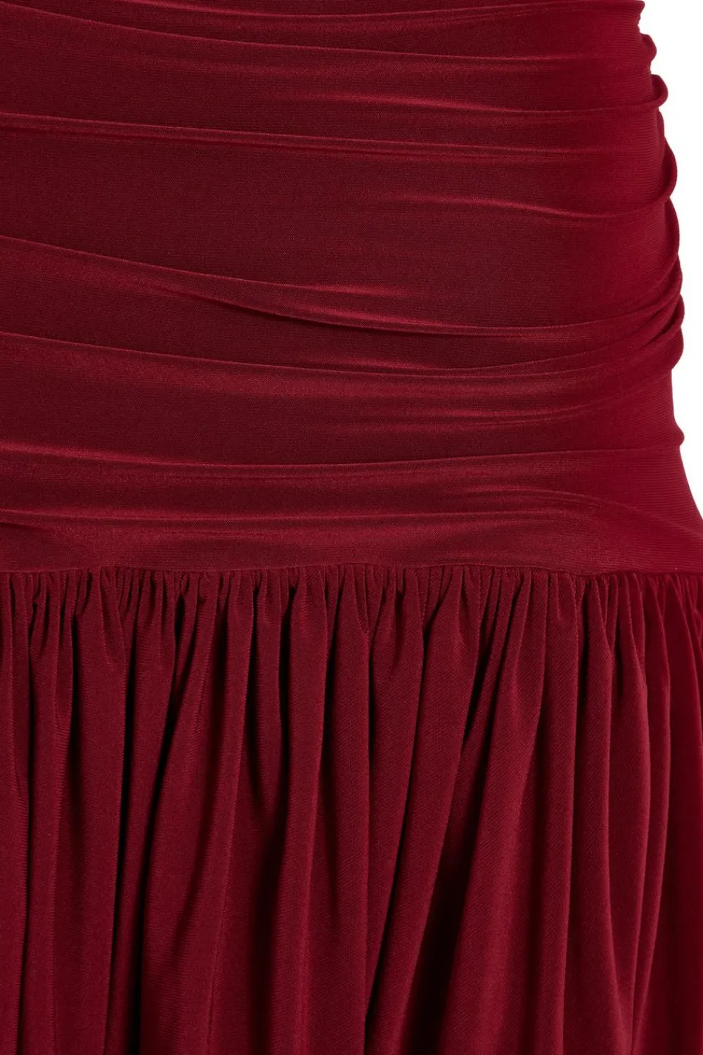 Quiz Trending: Red|Going Out>Dark Red Bubble Hem Mini Dress