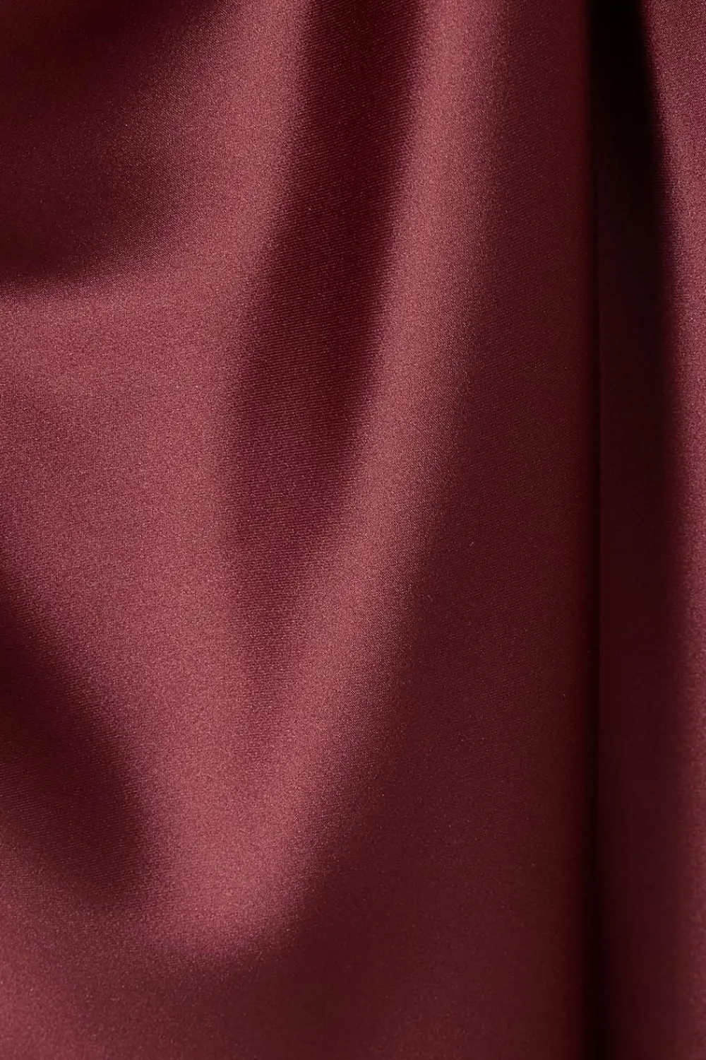 Quiz Day At The Races|Christening Guest>Dark Red Satin Ruched Midaxi Dress