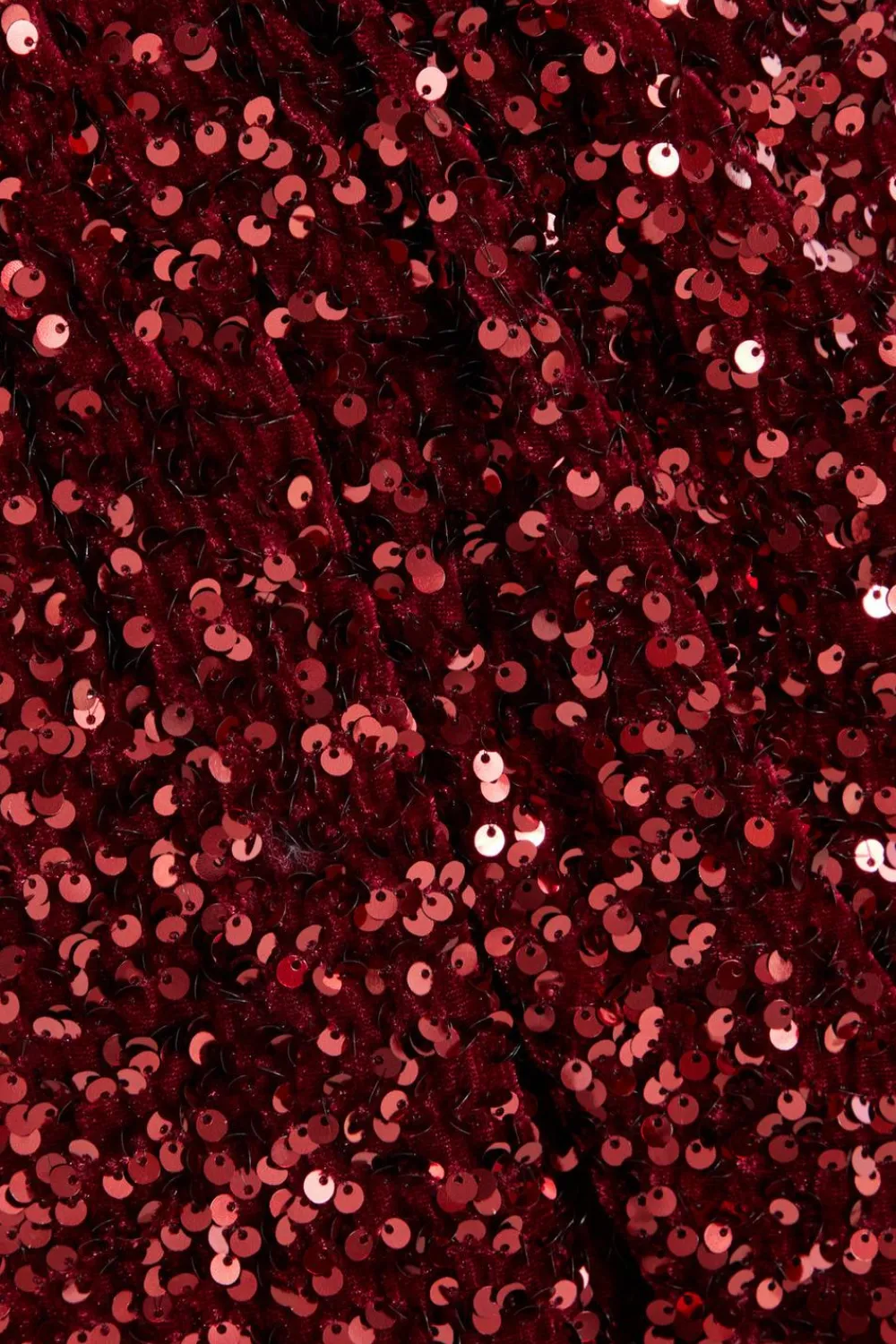 Quiz Trending: Red|Wrap Dresses>Dark Red Sequin Wrap Mini Dress