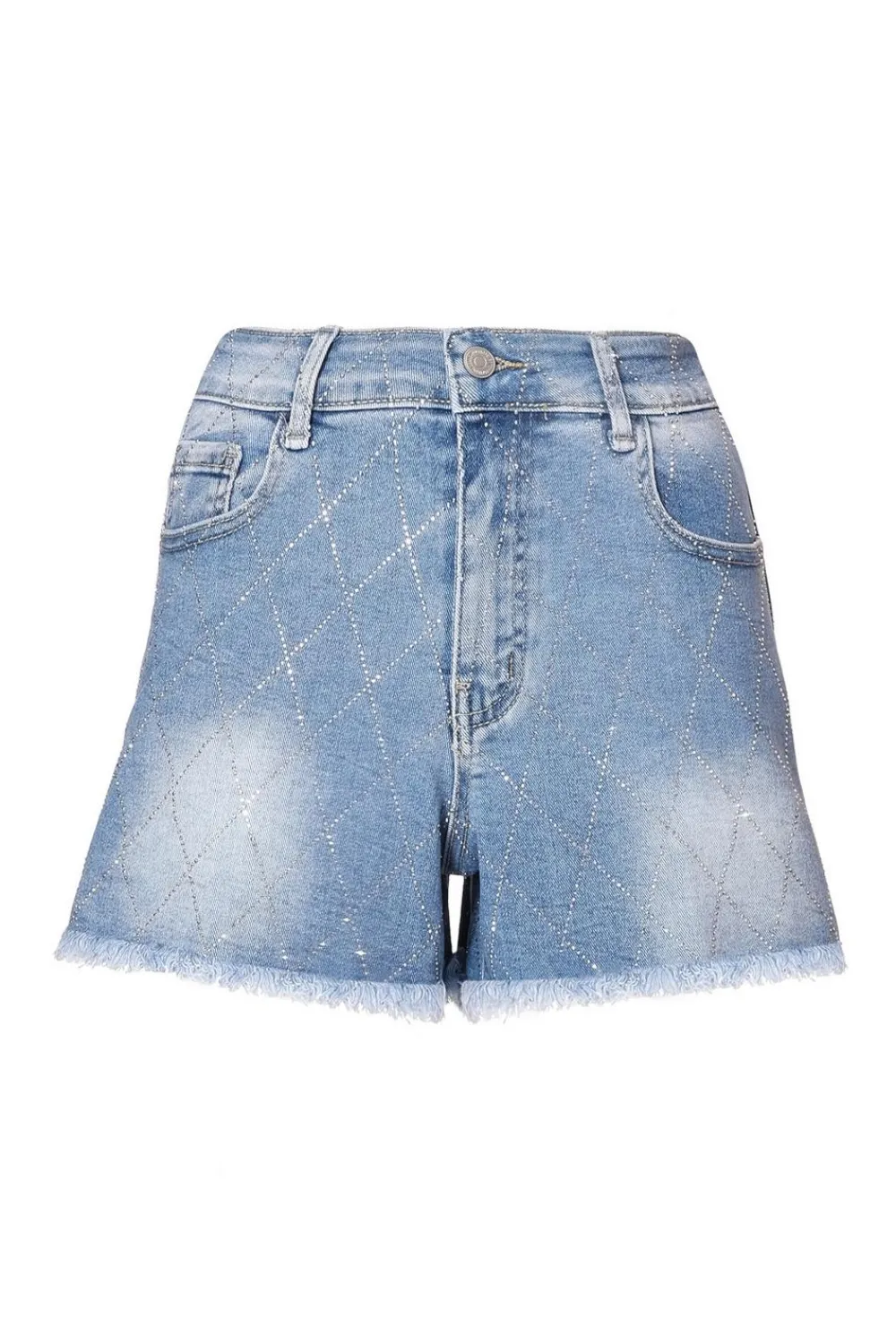 Quiz Summer Clothes|Shorts>Denim Embellished Shorts