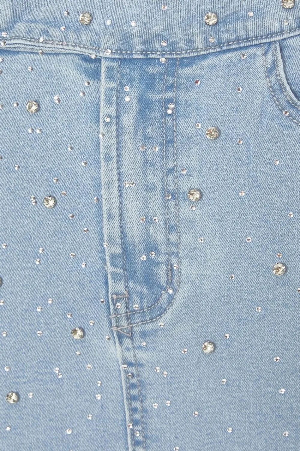 Quiz Summer Clothes|Skirts>Denim Embellished Skirt