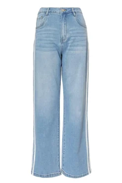 Quiz Trousers|Summer Clothes>Denim Striped Side Jeans