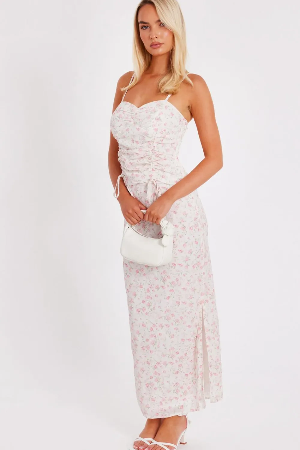 Quiz Summer Clothes|Skirts>Floral Print Midaxi Skirt