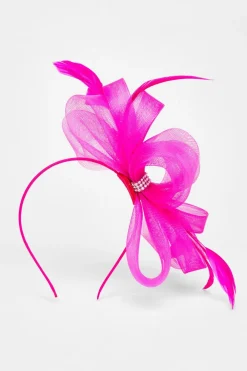 Quiz Wedding Accessories|Fascinators>Diamante Bow Headband Fascinator
