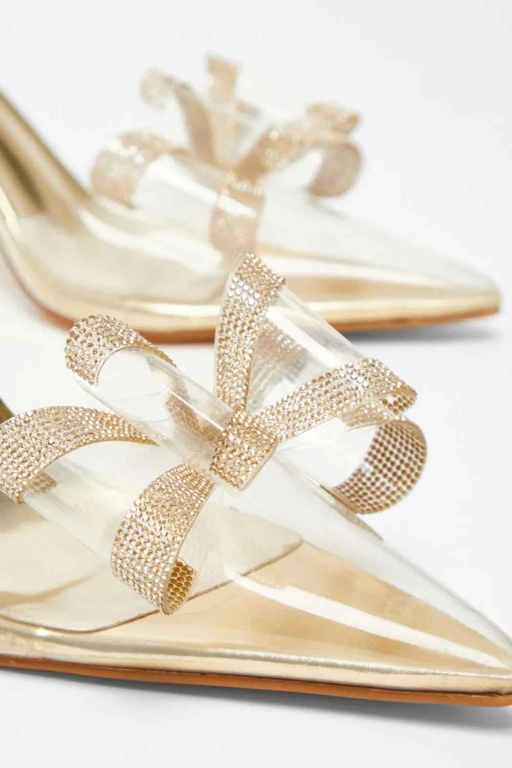 Quiz Shoe & Bag Sets|Heels>Bow Diamante Court Heels