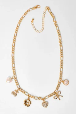 Quiz Jewellery|Holiday Accessories>Gold Charm Necklace