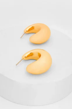 Quiz Jewellery|Earrings>Gold Chunky Hoop Earrings