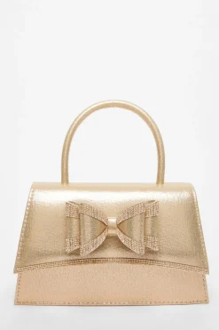 Quiz Bags|Shoe & Bag Sets>Diamante Bow Bag