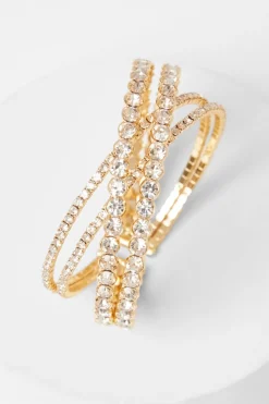 Quiz Wedding Accessories|Jewellery>Diamante Cuff Bracelet