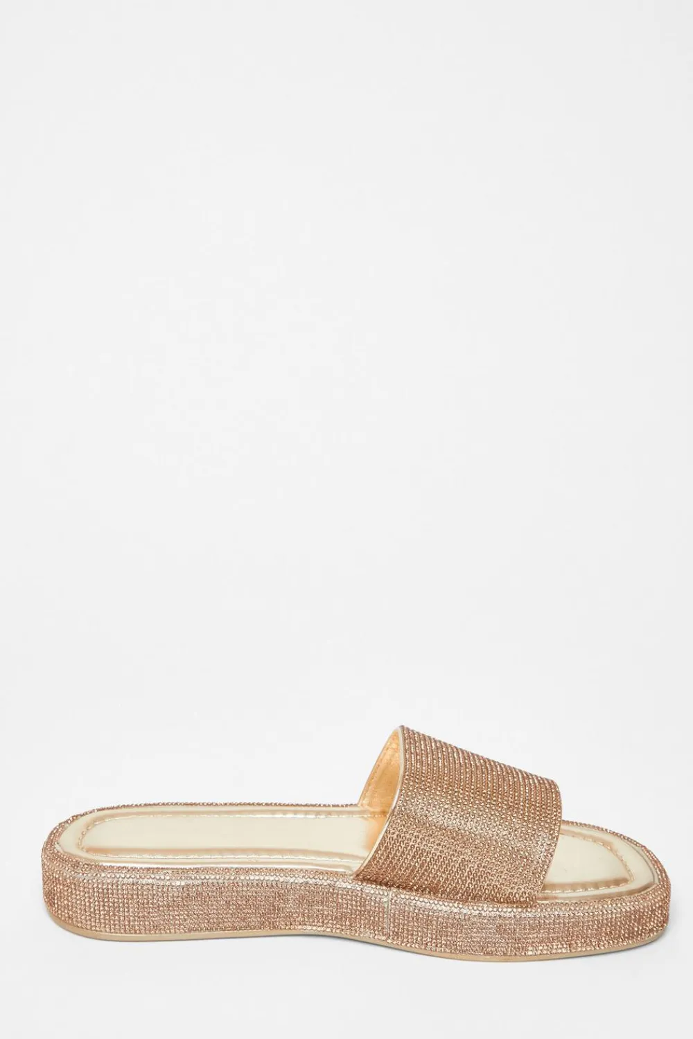 Quiz Sandals|Holiday Shoes>Diamante Flat Sandals