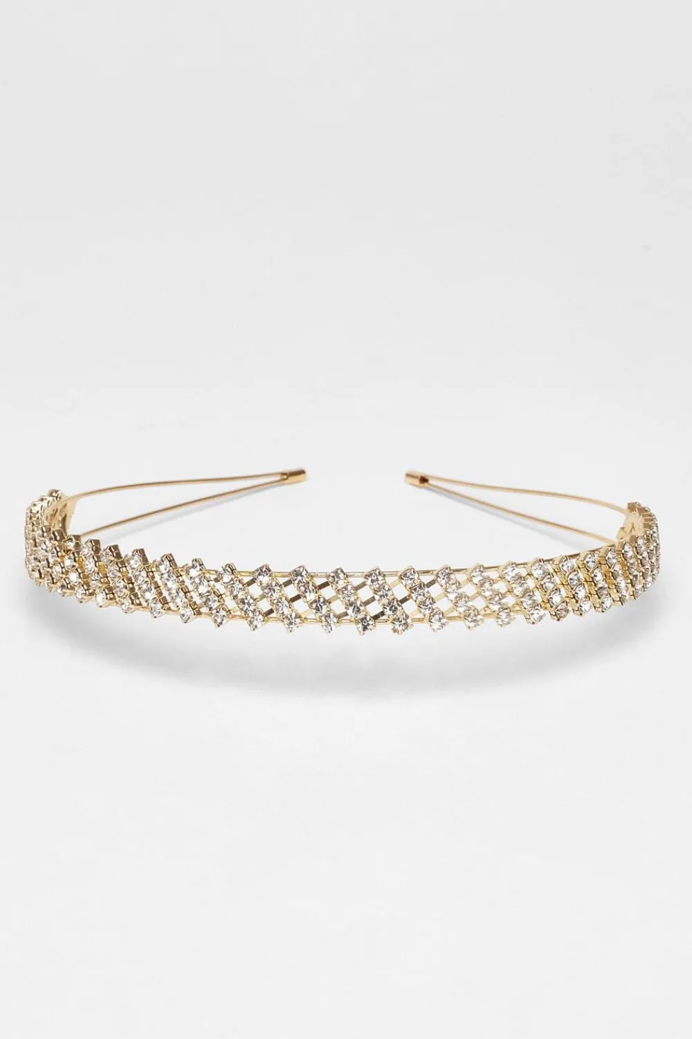 Quiz Wedding Accessories|Hair Accessories>Gold Diamante Headband
