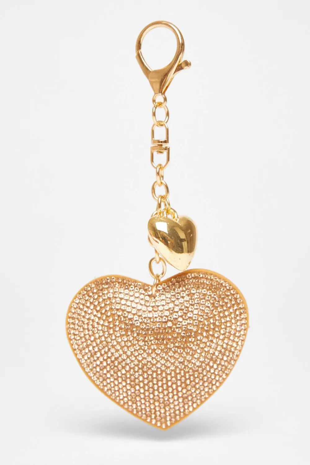 Quiz Bags>Diamante Heart Bag Charm