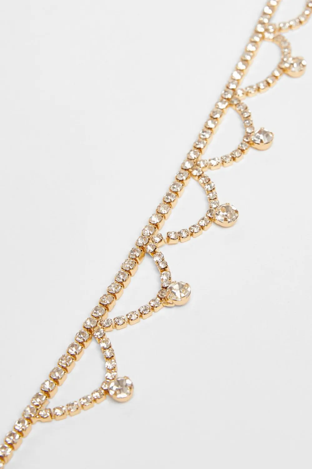 Quiz Jewellery|Occasion Jewellery>Diamante Scalloped Choker