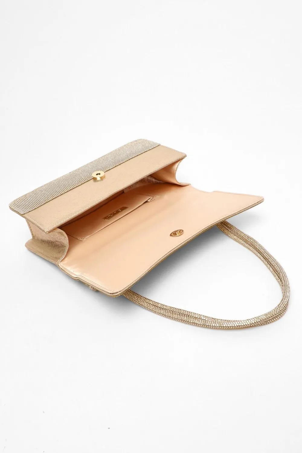 Quiz Bags|Shoe & Bag Sets>Gold Diamante Shoulder Bag