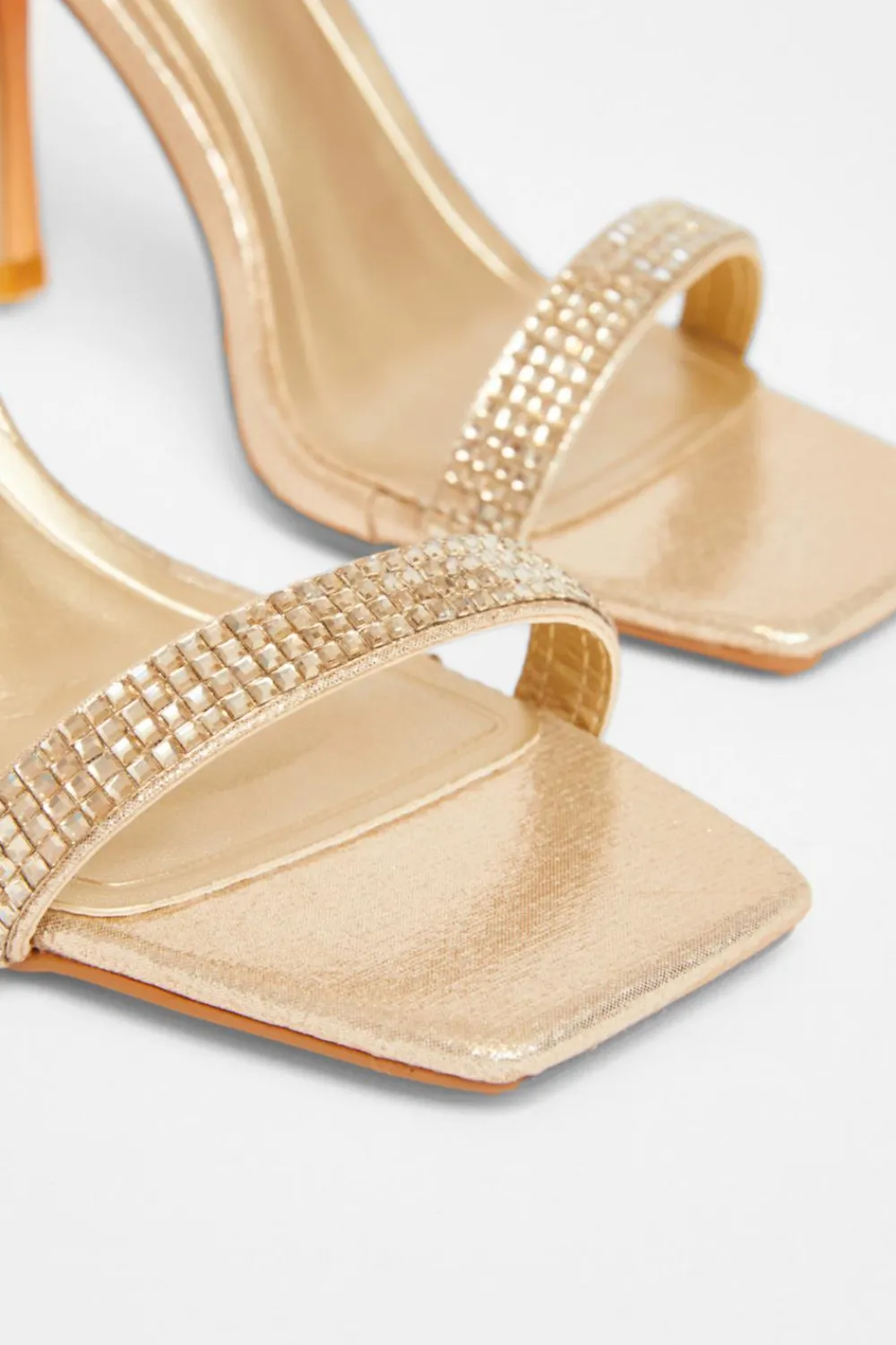 Quiz Occasion Shoes|Heels>Diamante Strap Heels