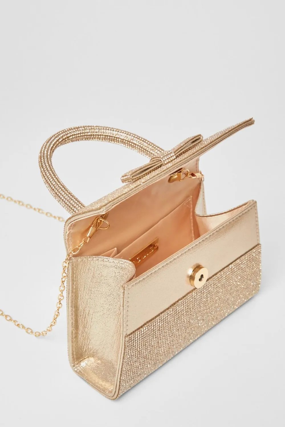Quiz Wedding Accessories|Bags>Diamante Top Handle Bag