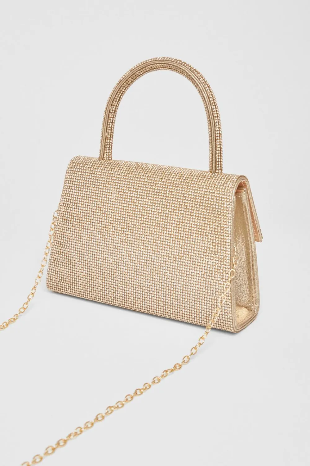 Quiz Wedding Accessories|Bags>Diamante Top Handle Bag