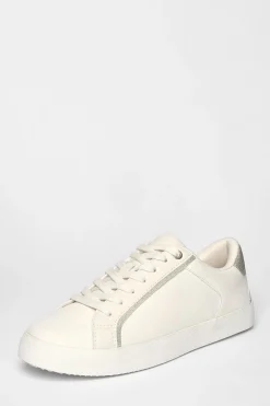 Quiz Trainers>Gold Faux Leather Glitter Trainers