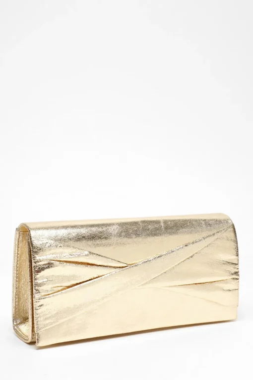 Quiz Wedding Accessories|Bags>Foil Twist Clutch Bag