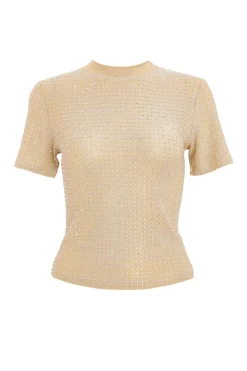 Quiz Going Out Tops|Day Tops>Knit Embellished Top