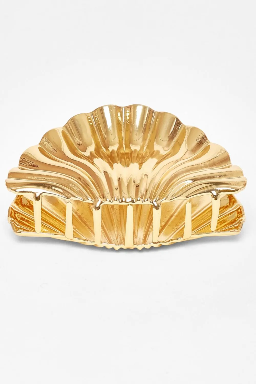 Quiz Holiday Accessories|Hair Accessories>Gold Shell Hair Claw