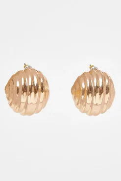 Quiz Jewellery|Earrings>Textured Dome Stud Earrings