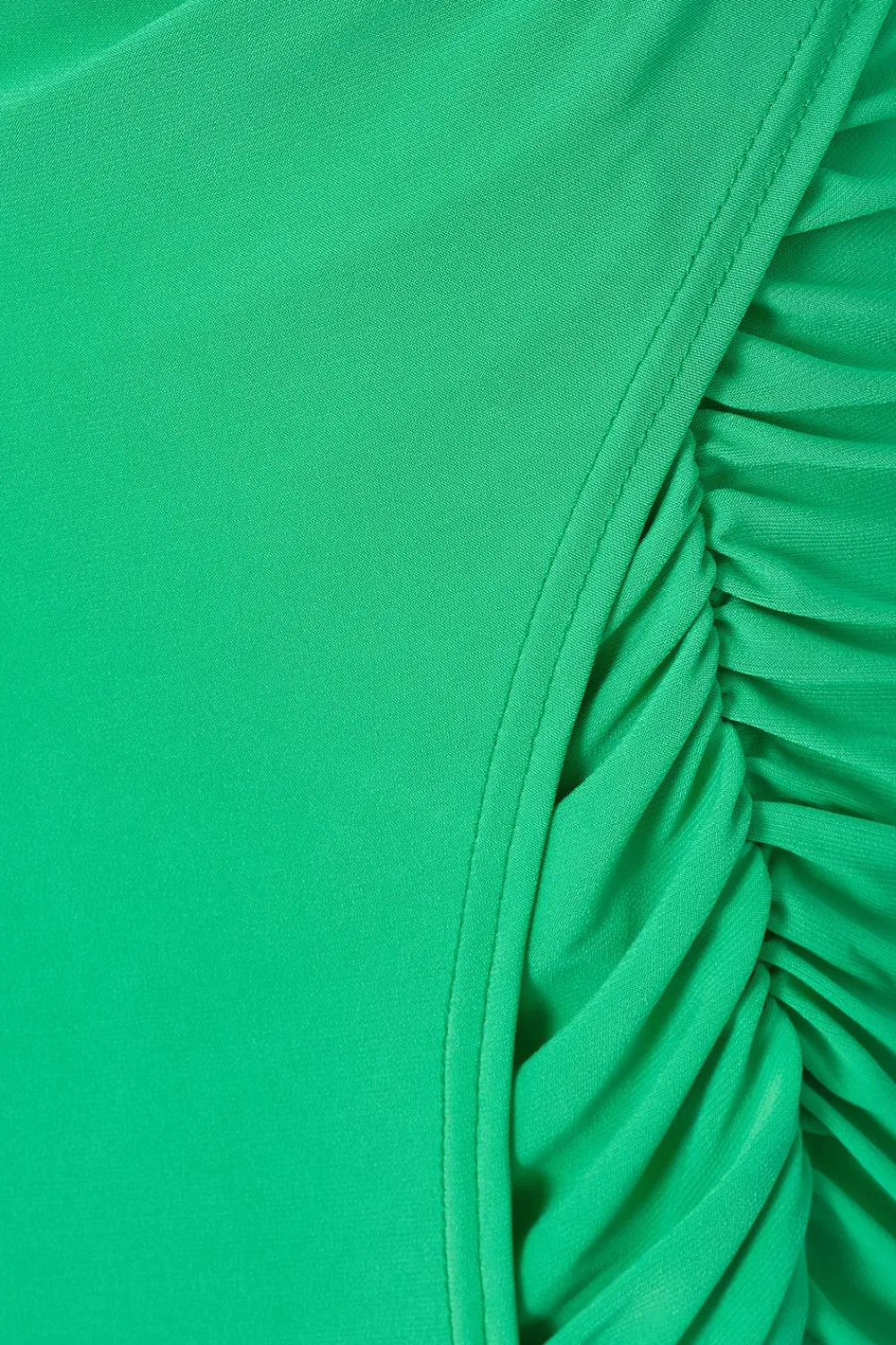 Quiz Going Out|Dresses>Green Asymmetric Midaxi Dress