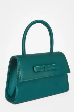 Quiz Wedding Accessories|Bags>Bow Trim Top Handle Bag