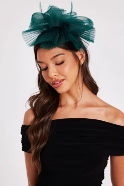 Quiz Wedding Accessories|Hair Accessories>Pleated Headband Fascinator