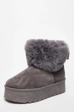 Quiz Boots>Faux Suede Ankle Boots
