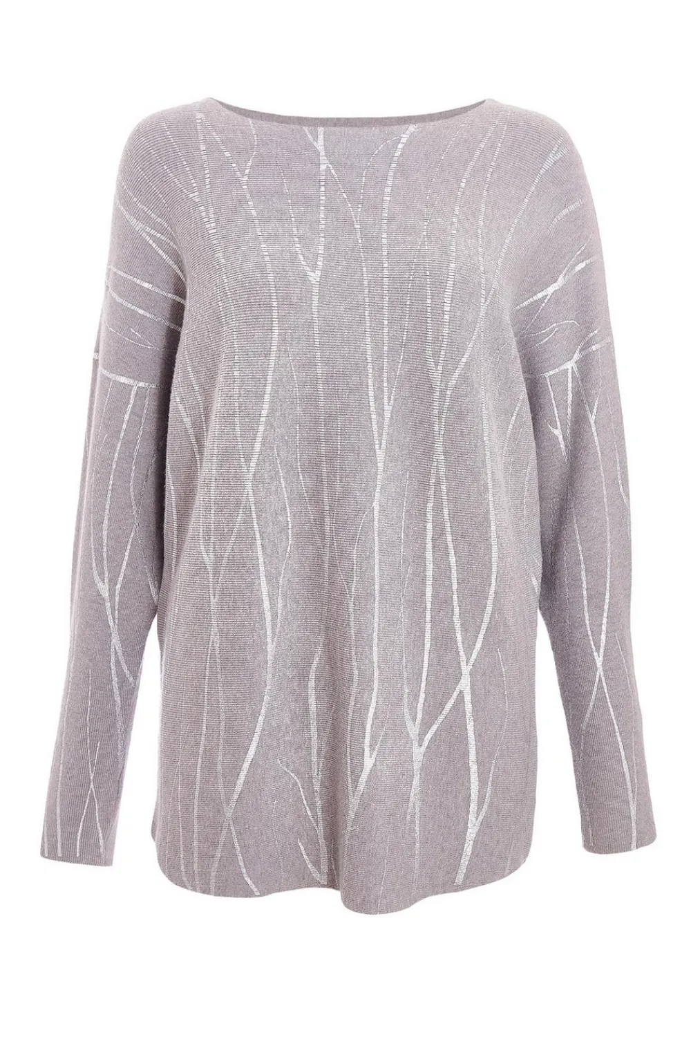 Quiz Knitwear|Jumpers>Knit Foil Detail Jumper