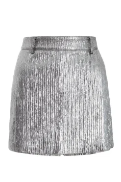 Quiz Shorts|Co-Ords>Metallic Skort