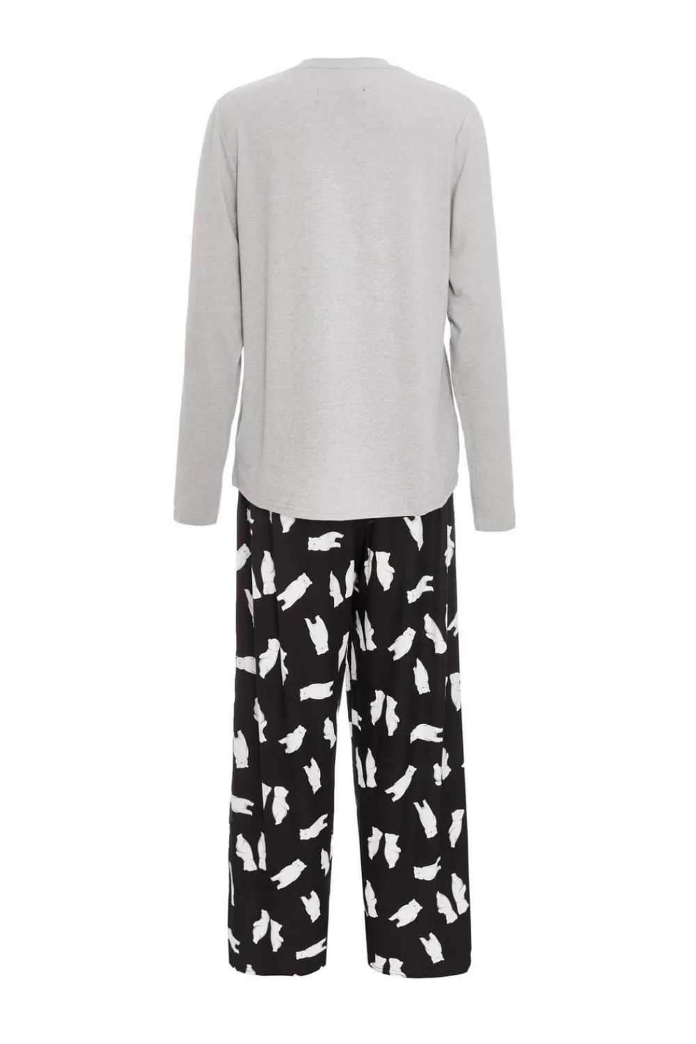 Quiz Nightwear>Grey Polar Bear Pyjama Set