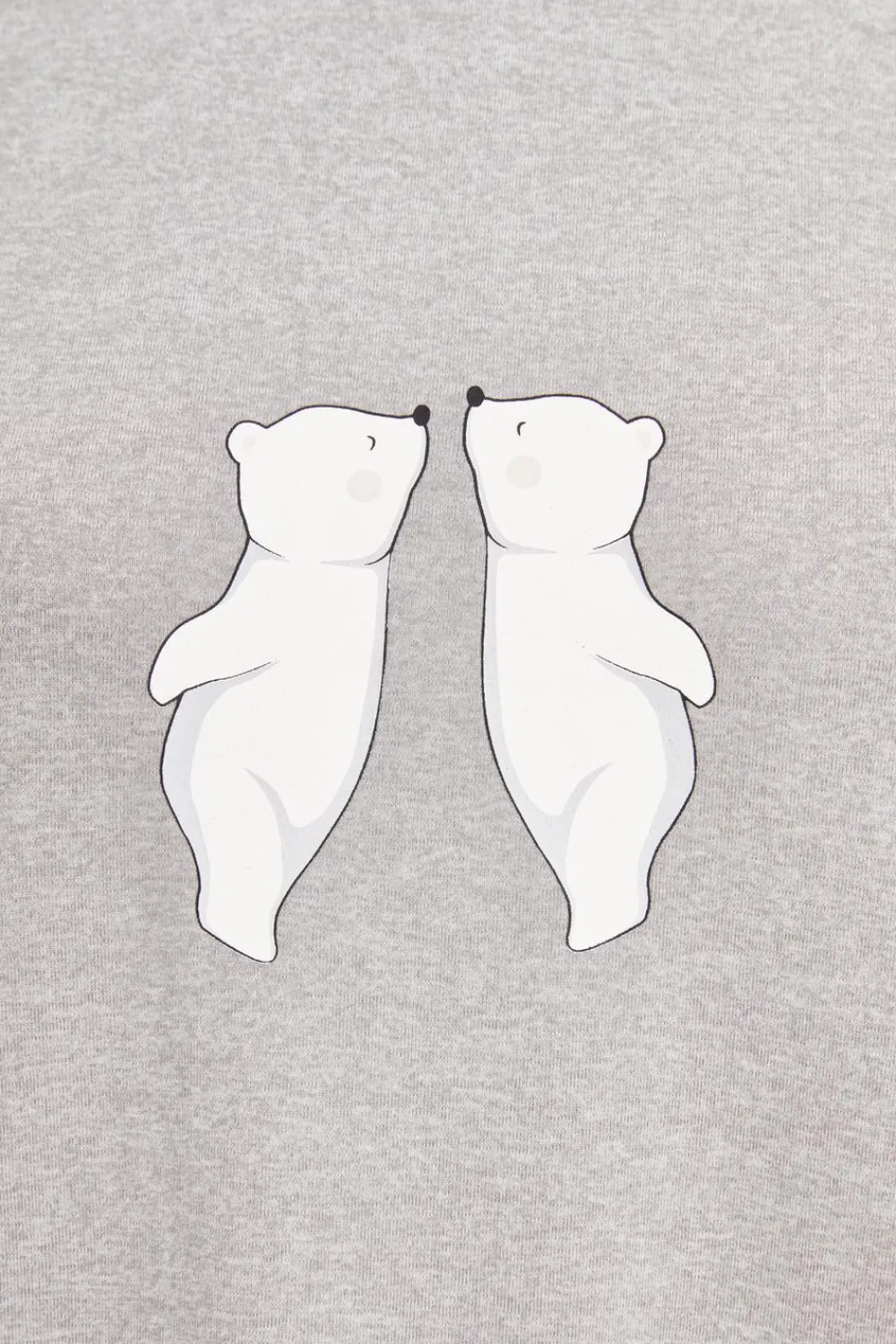 Quiz Nightwear>Grey Polar Bear Pyjama Set