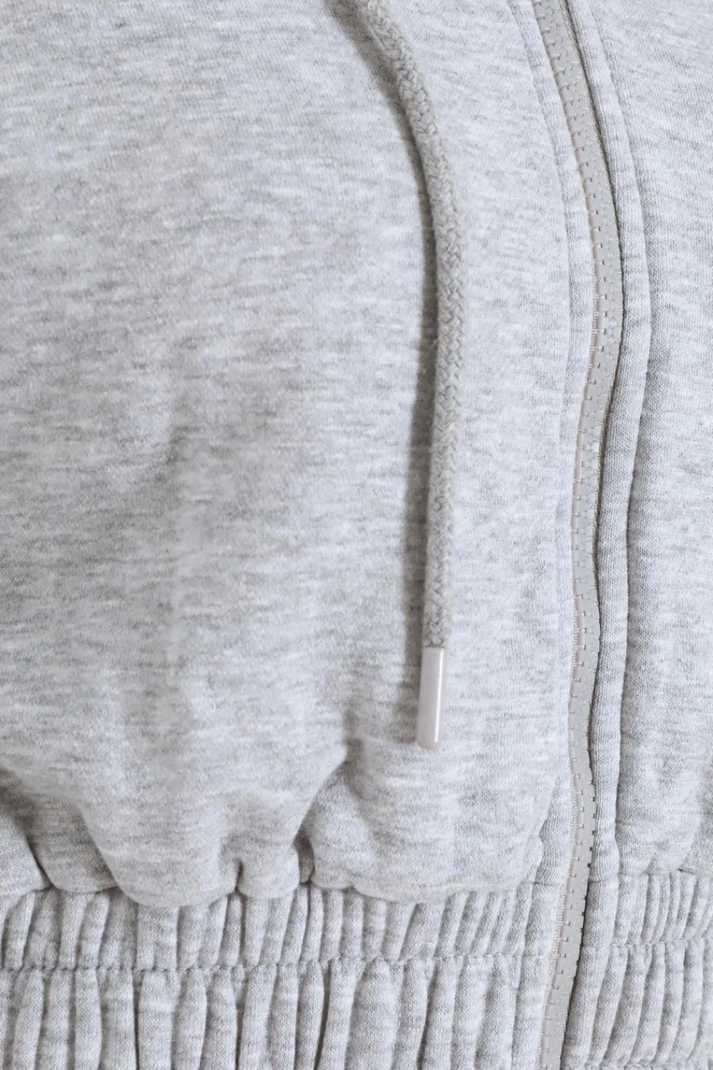 Quiz Everyday Essentials|Co-Ords>Ruched Sleeve Cropped Hoodie