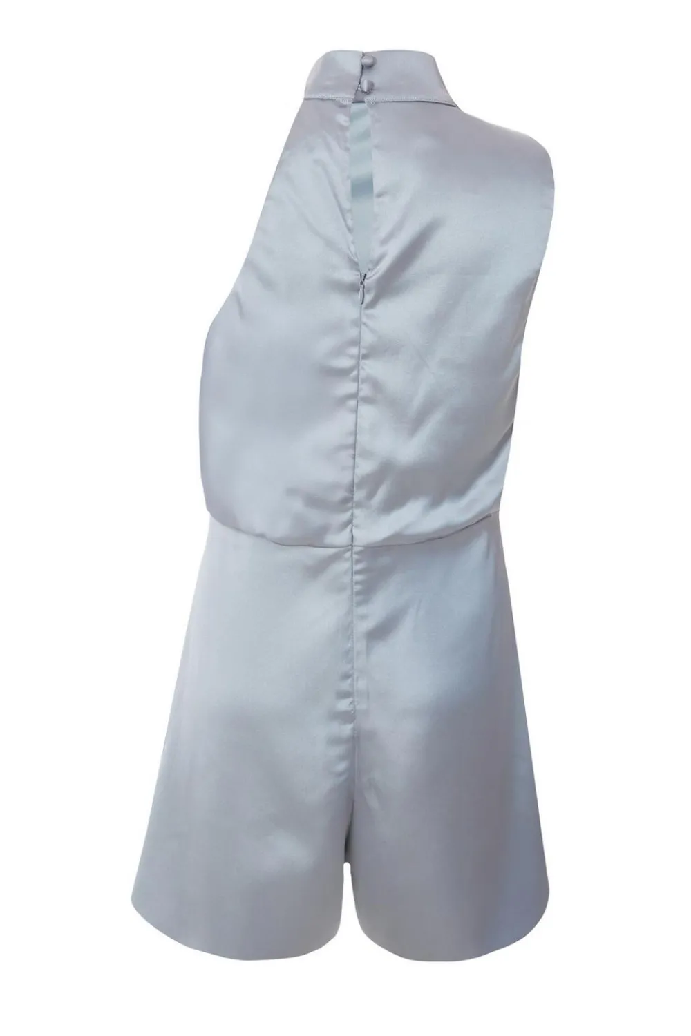 Quiz Playsuits|Jumpsuits>Satin Asymmetric Playsuit