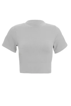 Quiz T-Shirts|Day Tops>Seamless Crop Top