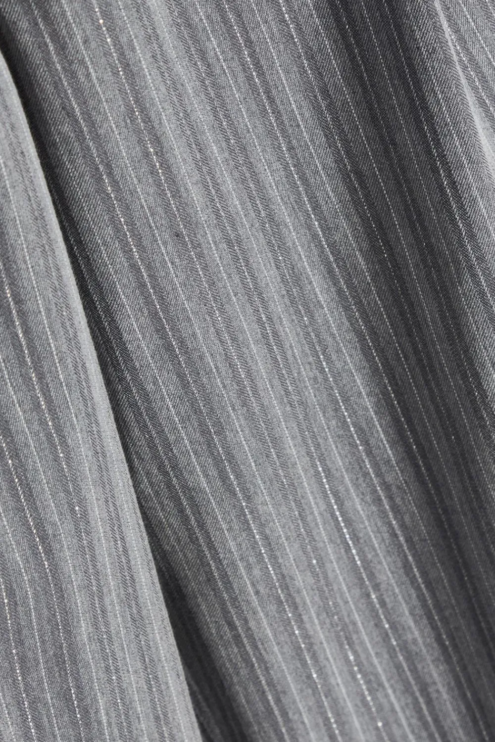 Quiz Workwear|Trousers>Grey Stripe High Waist Trouser
