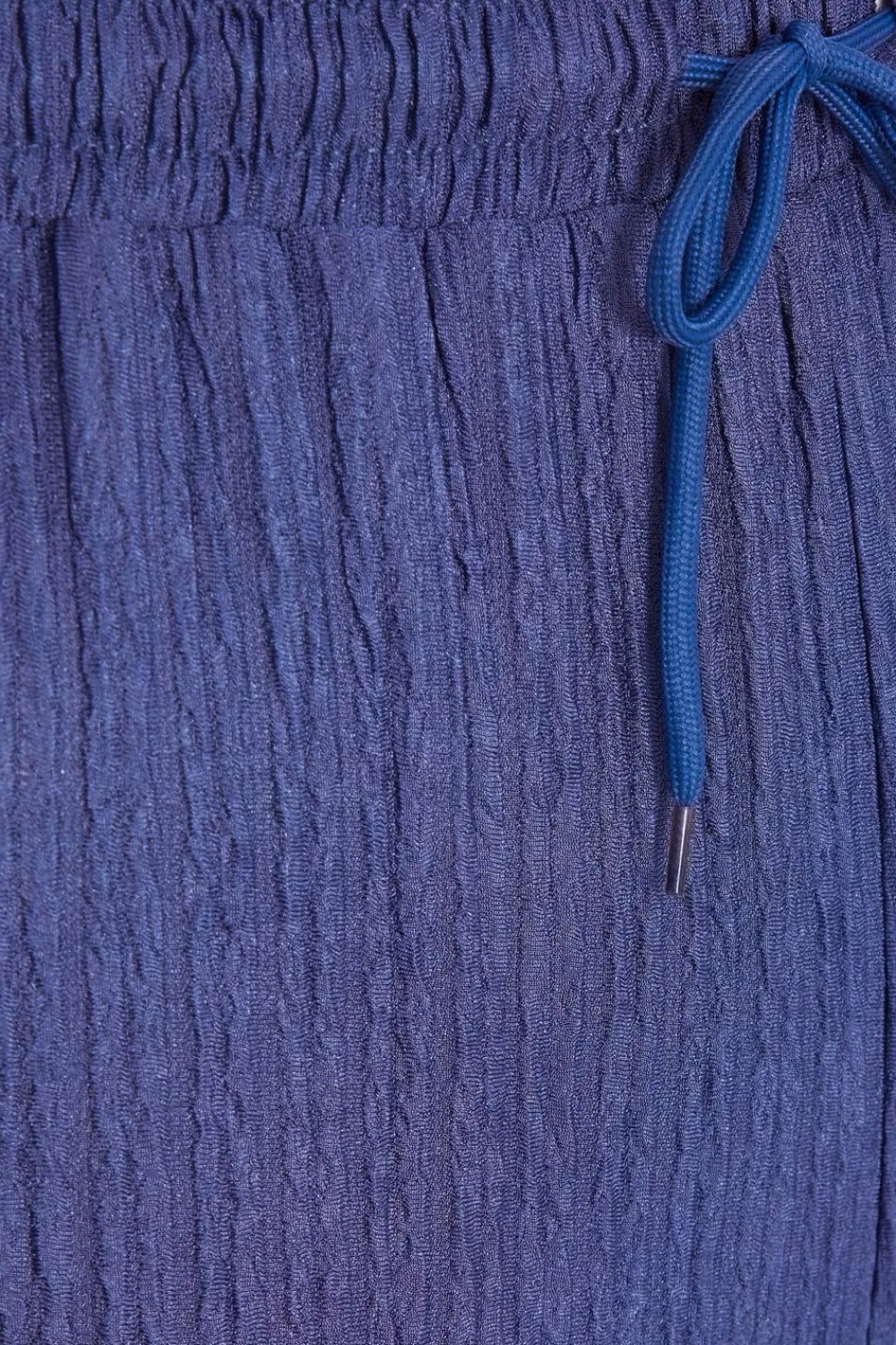 Quiz Trousers|Summer Clothes>Textured Palazzo Trousers